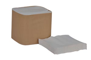 [N5140A] Dinner Napkin, Universal, White, 1-Ply, Embossed, 15" x 16.9", 334/pk