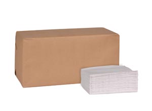 [D780] Masterfold Dispenser Napkin, Universal, White, 1-Ply, Embossed, N7, 12" x 13"