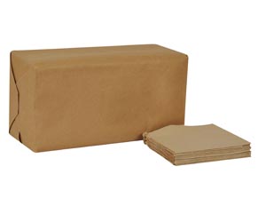 [D786E] Masterfold Dispenser Napkin, Universal, Natural, 1-Ply, Embossed, N7, 12" x 13"