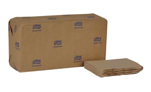 [D806E] Masterfold Dispenser Napkin, Advanced, Natural, Soft, 1-Ply, Embossed, N7, 17" x 12"