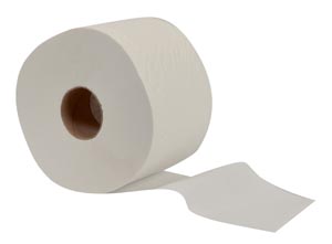 [112990] Universal Bath Tissue, OptiCore®, 1-Ply, White, 3.8" x 4", 1755 sht/rl, 36 rl/cs