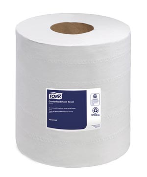 [121202] Advanced Hand Towel, Centerfeed, Soft, 2-Ply, White, 8.3" x 11.8", 610 sht/rl, 6 rl/cs