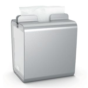 [73350] Napkin Dispenser, Aluminum/ Metal, 8.2"H x 7.1"W x 5.9"D