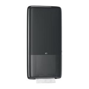 [552528] Hand Towel Dispenser, Universal, Black, H5, Plastic, 28.7" x 14.6" x 4"