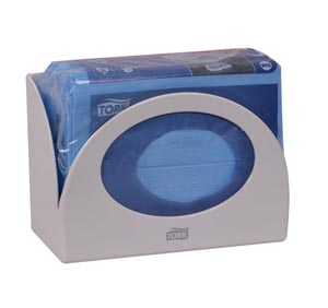 [655300] Wiper Dispenser, Small Bracket, Universal, White, W8, 5.7" x 8.4" x 4.2"