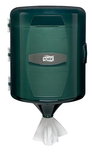 [93T] Centerfeed Hand Towel Dispenser, Universal, Smoke, M23, Plastic, 12.8" x 10.1" x 10"