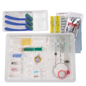 [332087] Continuous Epidural Tray, 17G x 3½" Winged Tuohy Needle & 19G Springwood Open Tip Catheter