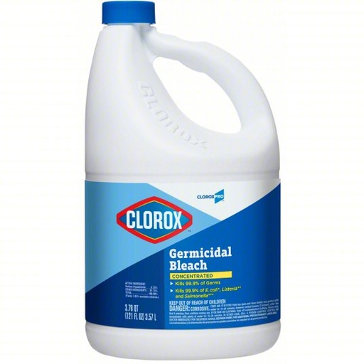 [30966] CloroxPro™ Clorox® Germicidal Bleach, Concentrated, 121 fl oz Bottle, 3/cs (56 cs/plt)
