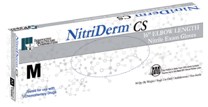 [116300] Gloves, Exam, Large, Nitrile, Chemo, Singles, 16"L Extended Cuff, NFPA Certified