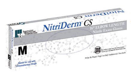 [116100] Gloves, Exam, Small, Nitrile, Chemo, Singles, 16"L Extended Cuff, NFPA Certified