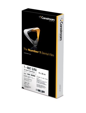 [1869080] Carestream Health, Inc T-MAT G/RA Extraoral film, Panoramic, 15cm x 30cm. 50 sheets/bx