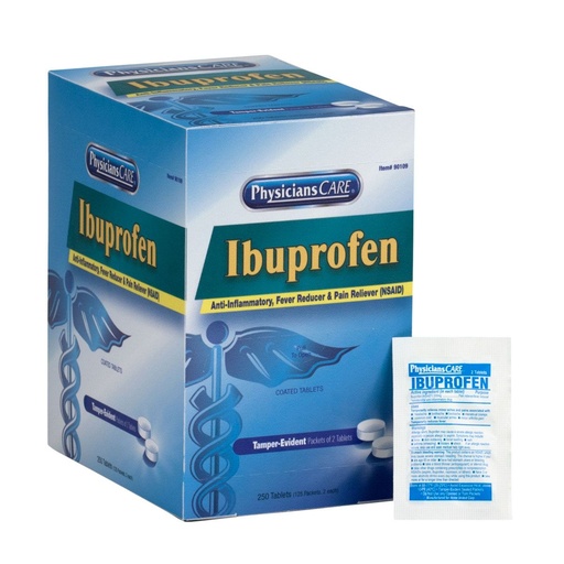 [90109-001] First Aid Only PhysiciansCare 200 mg Ibuprofen Tablet, 250/Box