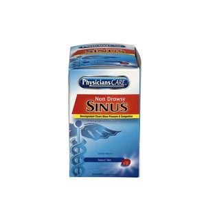 [90087-004] First Aid Only/Acme United Corporation PhysiciansCare Sinus, 1/pk, 50pk/bx
