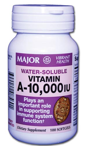 [700714] Major Pharmaceuticals Softgel Caplets, 10,000 IU, 100s, NDC# 00904-2085-60