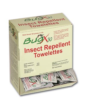 [18-750] First Aid Only/Acme United Corporation BugX30 Insect Repellent Wipes DEET
