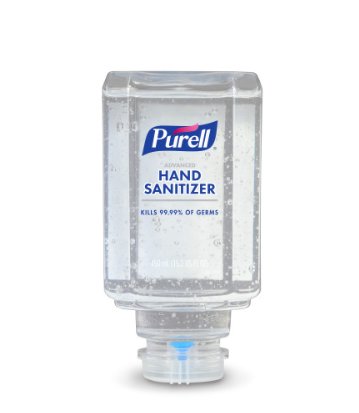 [4450-06] Purell Advanced Hand Sanitizer Gel Refill, 450 ml, Clear