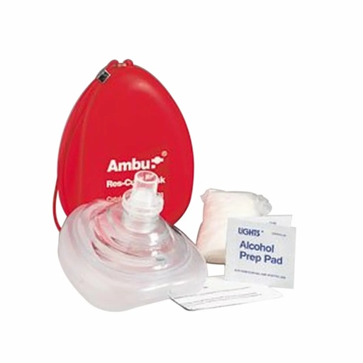 [M573-AMBU] First Aid Only AMBU Res-Cue CPR Mask Kit