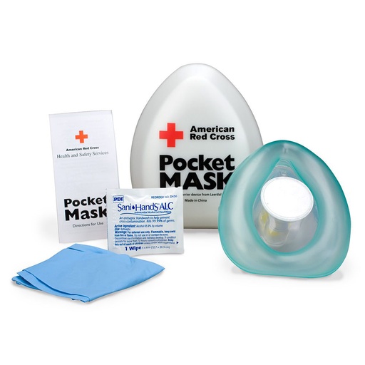 [363705] First Aid Only CPR Laerdal Pocket Mask Kit with Plastic Case