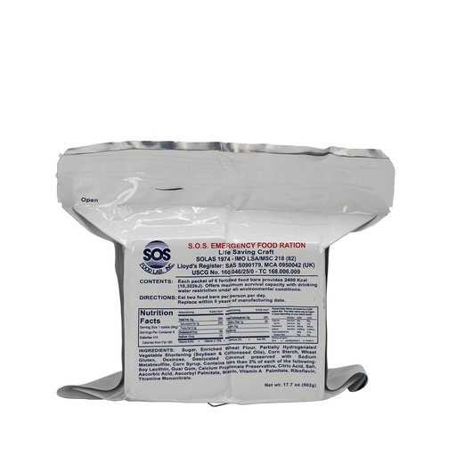 [805958] First Aid Only Emergency Food Ration, 6/Pack