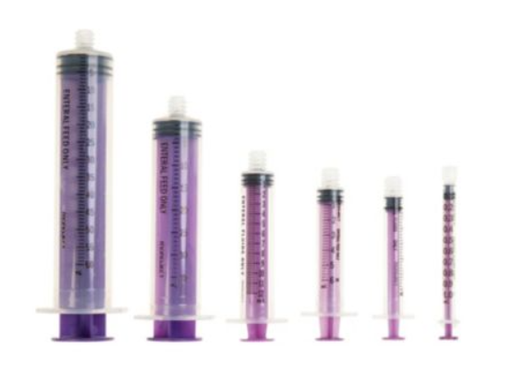 [460SE] Monoject Enteral Syringes, ENFit Connection, 60mL, Sterile