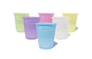 [27702] Plastic Drinking Cups, 5 oz., Yellow, 50/pk, 20 pk/cs (64 cs/plt)