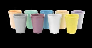 [108] Plastic Cup, 5 oz, Yellow, 50/sleeve, 20 slv/cs
