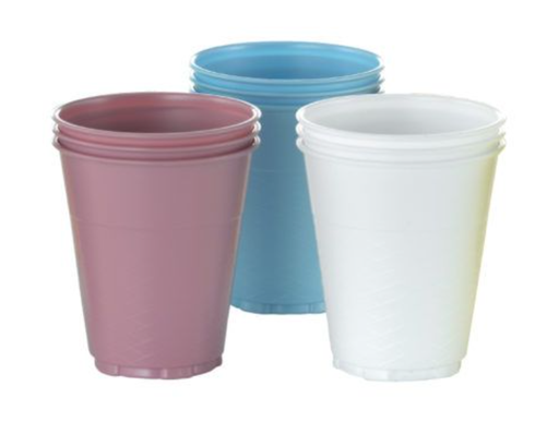 [121] Plastic Cup, 5 oz, Aqua, 100/sleeve, 10slv/cs