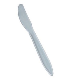 [75002490] Bunzl Distribution Midcentral, Inc. Plastic Knives, Medium, White, Bulk, P/P
