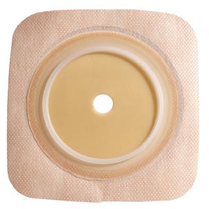 [413167] Convatec Skin Barrier, Cut-to-Fit, Flexible, Tape Collar, Tan, 2 1/4" Flange, 5" x 5"