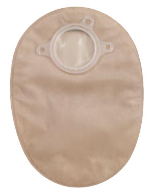 [416406] Convatec Closed-End Pouch, 8", 2-Sided Comfort Panel, Filter, Tan, 1 3/4" Flange