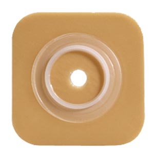 [401574] Convatec Skin Barrier, No Tape Collar, Cut-to-Fit, 1 1/2" Flange, 4" x 4"