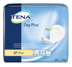 [62618] Essity Health & Medical Solutions Pads, Day, Plus, Yellow, 40/pk, 2 pk/cs