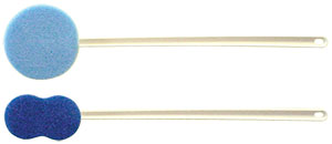 [90105] Kinsman Enterprises, Inc. Long Handle Scrub Sponge, Round (051769)