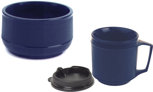 [16040] Kinsman Enterprises, Inc. Weighted Bowl & Cup with No Spill Lid