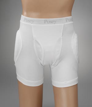 [6018L] Male Fly Brief, Removable Pads, Medium