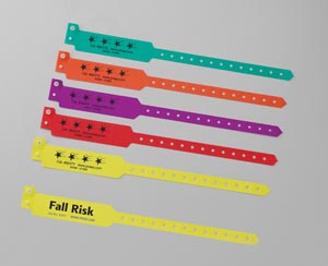 [6251Y] Bracelet, Yellow "Fall Risk"