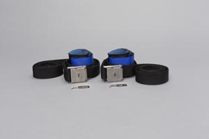 [2792Q] Posey Locking Wrist Cuff, Twice-as-Tough, Single Strap, Neoprene, Blue