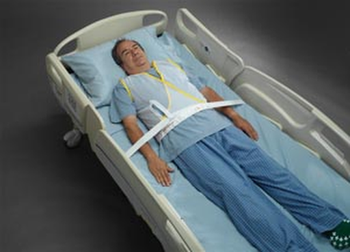 [3311M] Posey Vest Restraint, Criss-Cross Straps, 2-Strap, Mesh, White, Medium