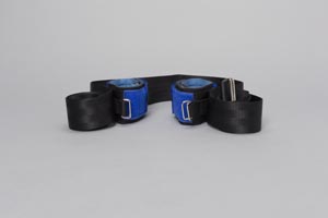 [2796] Posey Stretcher Connected Wrist Cuff, Twice-as-Tough, Neoprene, Blue