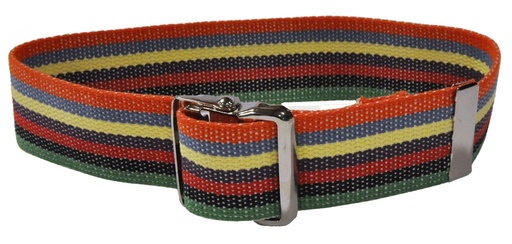 [80343] Kinsman Enterprises, Inc. Gait Belt, #4 Rainbow, 2" x 40"