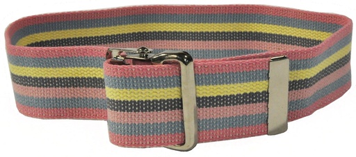 [80337] Kinsman Enterprises, Inc. Gait Belt, #3 Pastel, 2" x 60"