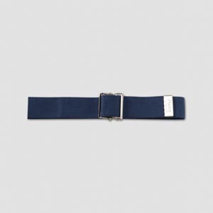 [6528] Gait Belt, Navy, 54", Nickel Buckle