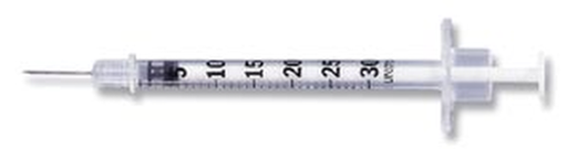 [328438] BD Insulin Syringe w/Ultra-Fine™ Needle, 31G x 5/16", 0.3mL, 5bx/cs