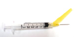 [27108] Exel Corporation Safety Syringe (3 mL) w/ Safety Needle (20G x 1")