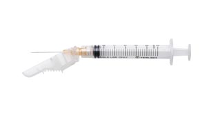 [SG3-03L2525] Terumo Medical Corp. Safety Needle with 3cc Syringe, 25G x 1"