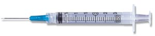 [309575] BD Syringe/ Needle Combination, 3mL, Luer-Lok™ Tip, 21G x 1"