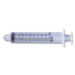 [301029] BD Syringe Only, 10mL, Luer-Lok™ Tip, Bulk, 850/cs