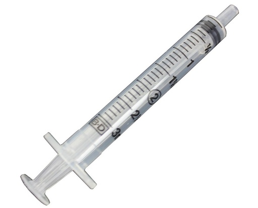 [301077] BD, Syringe, Slip Tip, 3mL, Bulk