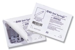 [309701] BD Syringe, 1mL, Luer Slip Tip Convenience Tray Pack, Latex Free (LF), 25 tray/pk