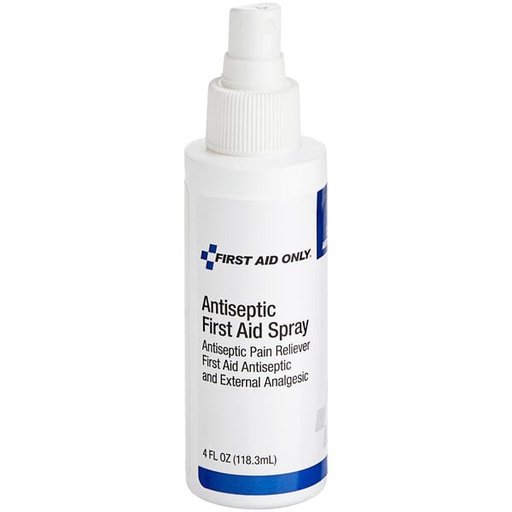 [13-080] First Aid Only 4 oz First Aid Antiseptic Spray, 12/Case